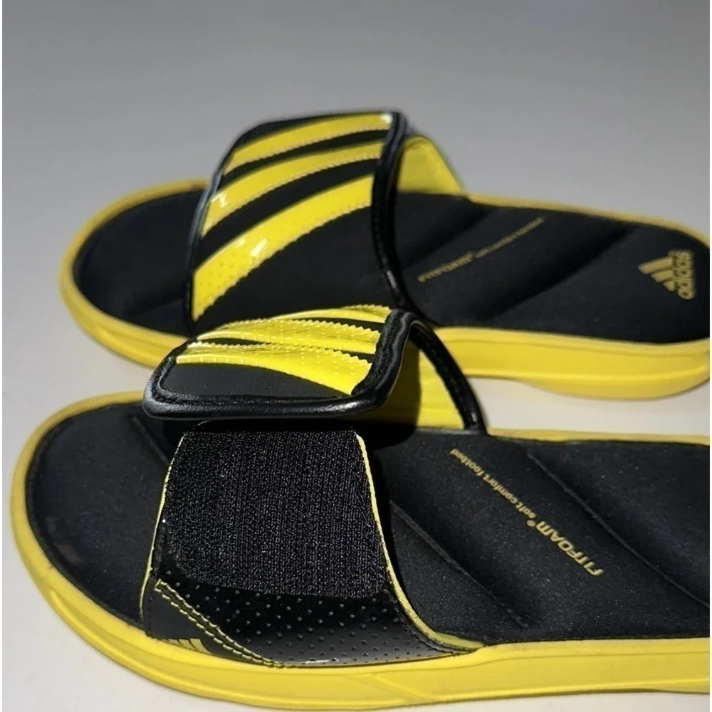Adidas Fit Foam Slip-On Sandals - EUC